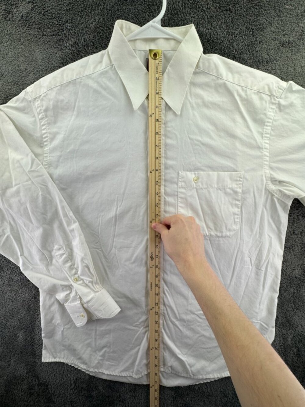 Eton Long Sleeve Button Up Shirt Men’s Cotton Point Collar Adult Woven 16.25 - Picture 3 of 16